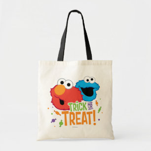Tote Bag Cookie Monster et Elmo - Des friandises ou un sort