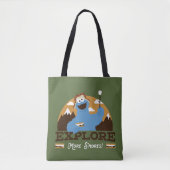 Tote Bag Cookie Monster | Explorer plus S'mores (Devant)