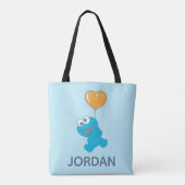 Tote Bag Cookie Monster Heart Balloon (Dos)