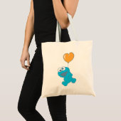 Tote Bag Cookie Monster Heart Balloon (Devant (produit))