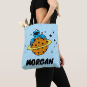 Tote Bag Cookie Monster | Hors de ce monde | Ajouter un nom (De près)