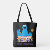 Tote Bag Cookie Monster - Me Toujours Choisir La Menace (Dos)