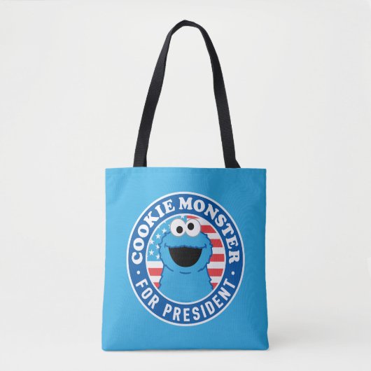 Tote Bag Cookie Monster pour le président (Devant)