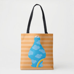 Tote Bag Cookie Monster Rainbows
