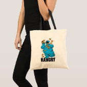 Tote Bag Cookie Monster Rétro | Affamé (Devant (produit))