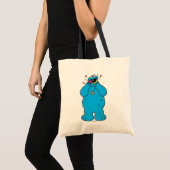 Tote Bag Cookie MonsterDestructeur de Donuts (Devant (produit))