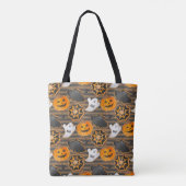 TOTE BAG COOKIES BLANCS D'ORANGE NOIR (Dos)