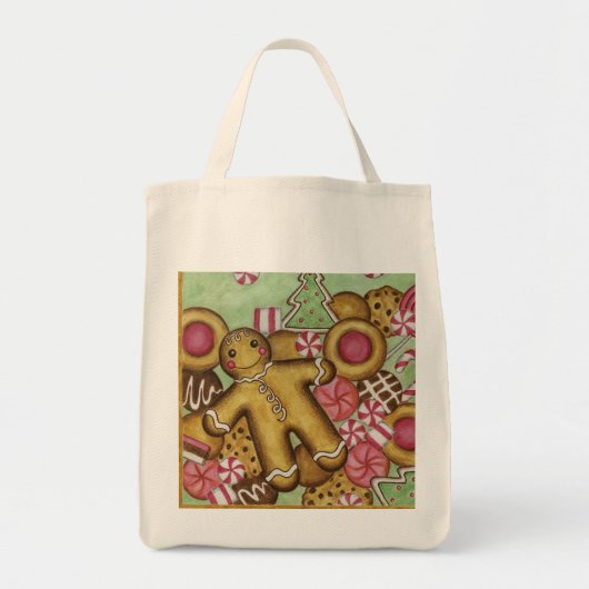 Tote Bag Cookies de Noël Fourre-tout Cadeau (Devant)