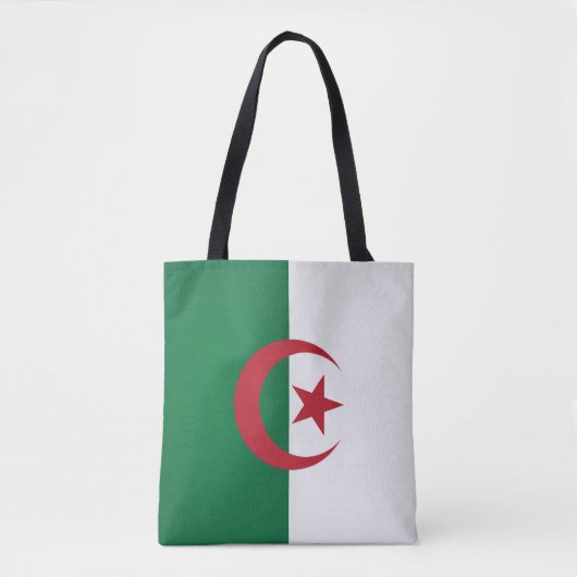 Tote Bag Cool Algérie Drapeau Mode (Devant)
