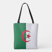 Tote Bag Cool Algérie Drapeau Mode (Dos)