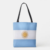 Tote Bag Cool Argentine Drapeau mode (Dos)