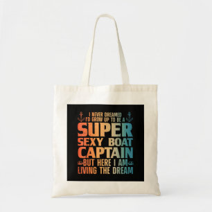 Tote Bag Cool Bateau Capitaine Pour Hommes Femmes Voilier P