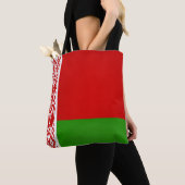 Tote Bag Cool Biélorussie Drapeau mode (De près)