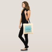 Tote Bag cool bleu starbust (Devant (modèle))