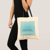 Tote Bag cool bleu starbust (Devant (produit))