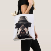 Tote Bag Cool Bulldog (De près)