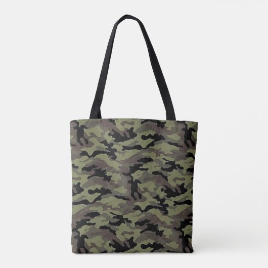 Tote Bag Cool Camo motif Camouflage Vert Chasseur (Dos)