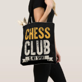 Tote Bag Cool Chess Player (De près)