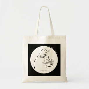 Tote Bag Cool Coffee Cat fourre-tout