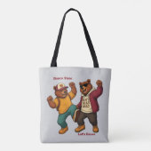 Tote Bag Cool Dancing Bears (Dos)