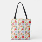 Tote Bag Cool D'Apparence Florale Abstraite (Dos)