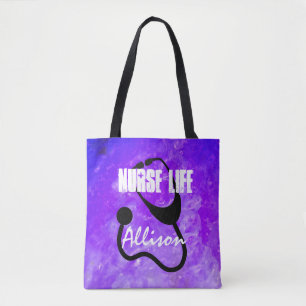 Tote Bag Cool de stéthoscope Nirse enregistré Conception
