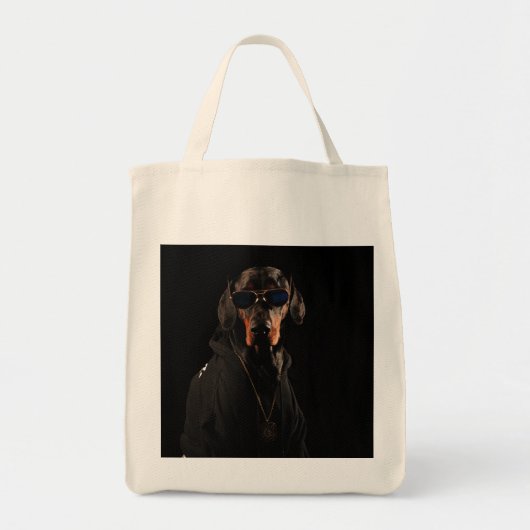 Tote Bag Cool Doberman (Devant)