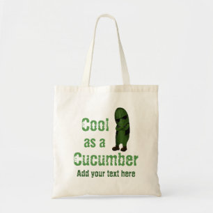Tote Bag Cool En Concombre Personnalisé