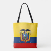 Tote Bag Cool Equateur Drapeau Mode (Dos)