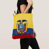 Tote Bag Cool Equateur Drapeau Mode (De près)
