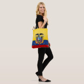 Tote Bag Cool Equateur Drapeau Mode (Sur le modèle)