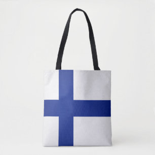 Tote Bag Cool Finlande Drapeau mode