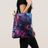 Tote Bag Cool Gamer Chat Fumer drôle (De près)