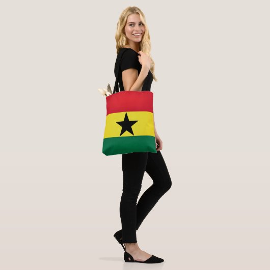 Tote Bag Cool Ghana Drapeau mode (Sur le modèle)