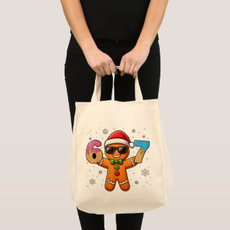 Tote Bag Cool Gingerbread 67 — Holiday Ice‑Cream Numbers