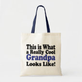 Tote Bag Cool Grandpa (Devant)