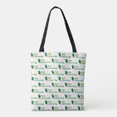 Tote Bag Cool Green Casquettes Bonne St. Patrick's Day (Dos)