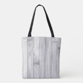 Tote Bag Cool gris imprimé bois de bambou Monogramme (Dos)