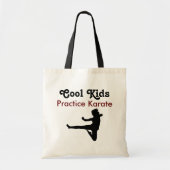 Tote Bag Cool kids Practice karate (Devant)