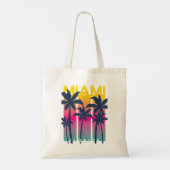 Tote Bag Cool Miami Florida Graphic Design Tee - shirts, I  (Dos)
