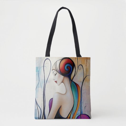 Tote Bag Cool moderne original unique tendance Imaginaire f (Devant)