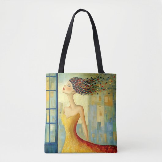 Tote Bag Cool moderne original unique tendance Imaginaire f (Devant)