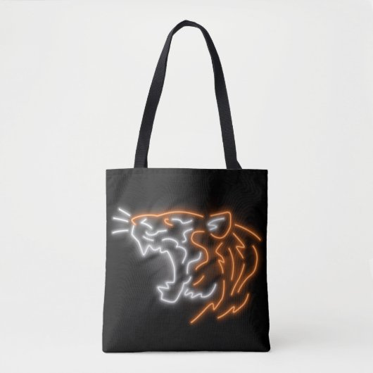 Tote Bag Cool Neon Tiger (Devant)