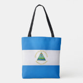 Tote Bag Cool Nicaragua Drapeau mode (Dos)