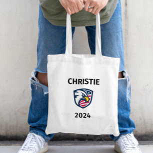 Tote Bag Cool Patriotique Chris Christie 2024 Élection Eagl