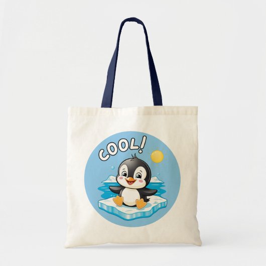 Tote Bag COOL ! , Penguin (Devant)