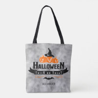 Cool personnalisé Black Halloween Trick ou Citroui
