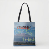 Tote Bag Cool Populaire Marchable Monté Kilimanjaro (Devant)
