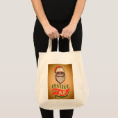Tote Bag Cool Retro Père Noël Fourre-tout (Devant (produit))