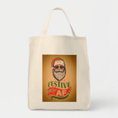 Tote Bag Cool Retro Père Noël Fourre-tout (Devant)